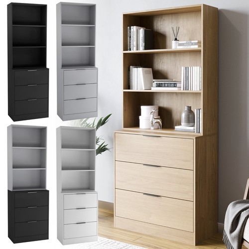 80cm drawer tier wooden - 3,