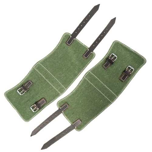 Ww2 german green gaiters - german,