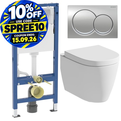 Rimless wall hung toilet - wall,