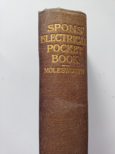 Spons electrical pocket book - spons',