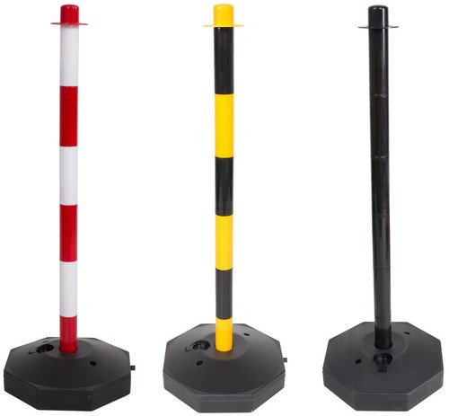Plastic safety barrier event - plastic,