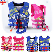 Child Life Jacket Swimming Kids Floating Swim Zip Vest Buoyancy Aid Jacket UK v
