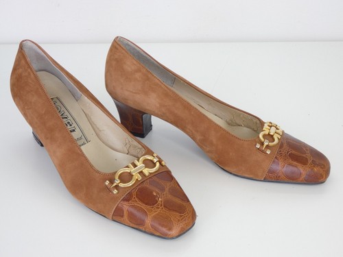 Vintage 80s tan - tan, court