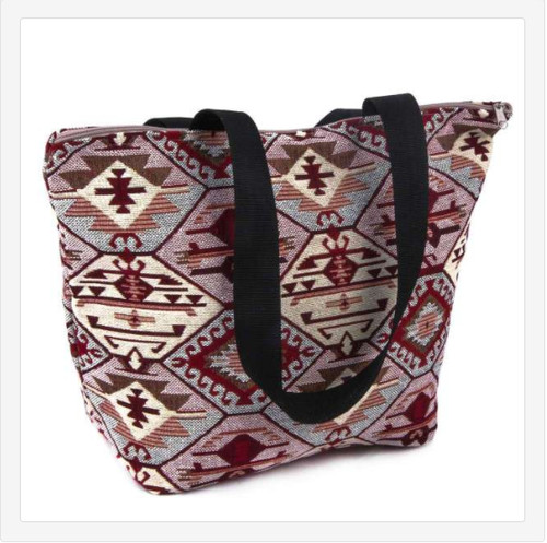 Kilim design tote - kilim,