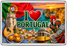 I Love Fridge Magnet Travel