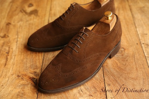 Barker brown suede - brown, oxford