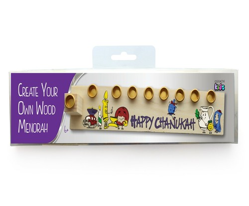 Create your own wood menorah - your,
