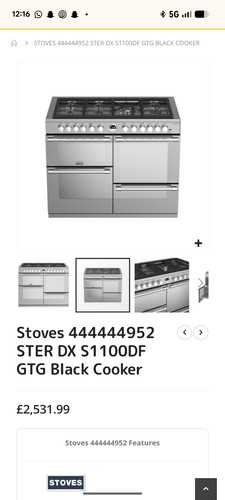 Stoves sterling 1100 - sterling,