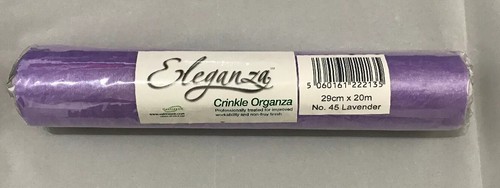 Lavender organza metres x - lavender,