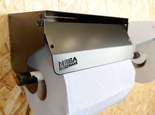 Blue Roll Holder Heavy Duty Storage Paper Towel Dispenser Cleaning Supplies Wall