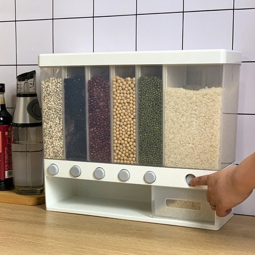 Rice dispenser transparent - rice,