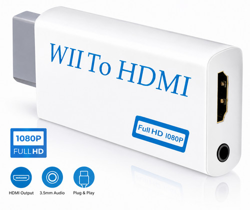 Wii hdmi adapter full hd - wii,