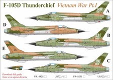1:48 FFA Decal  F-105D Vietnam