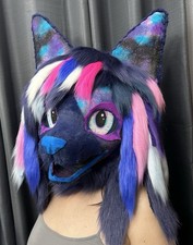 premade fursuit head Galaxy Canine