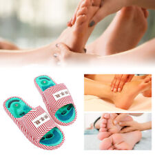 Foot Massage Slippers Health Magnetic Acupuncture Feet Care Massager Shoes UK