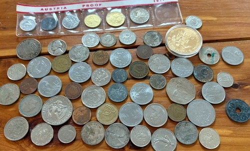 World coin lot foreign - foreign, many