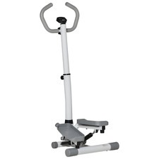 Adjustable Twist Stepper Machine for Home Gym Workout with LCD Monitor 