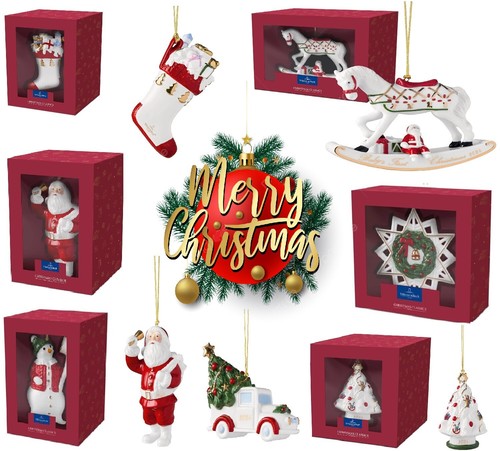 Villeroy boch ornaments with - &,