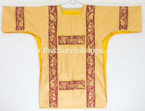 Yellow roman dalmatic - yellow,