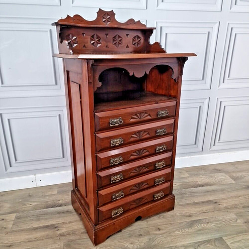Antique music secretaire - antique,