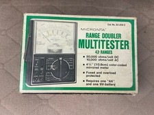 Vintage Micronta Range Doubler Multi Tester