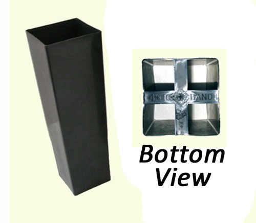 Tall 8 square black - tall,