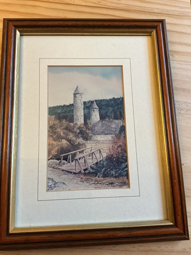 Print titled the monastery - titled,
