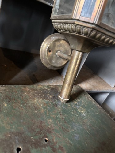 Antique carriage lamp - carriage,