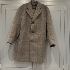 Crombie Grey Herringbone 100%