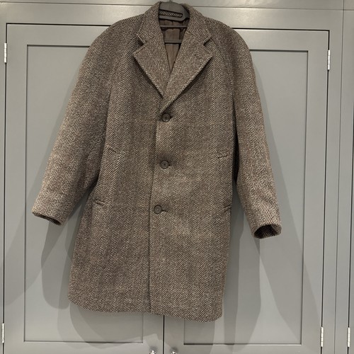 Crombie grey herringbone - crombie,