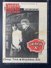 GENERATION X BILLY IDOL - NME COVER PAGE - 1978 ADVERT POSTER A3 SIZE L112