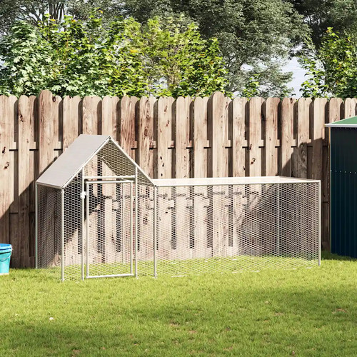 Galvanized steel chicken coop - steel,
