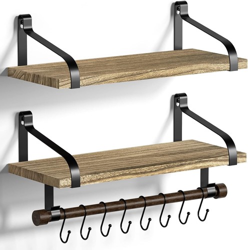 2pcs floating wall shelves - floating,