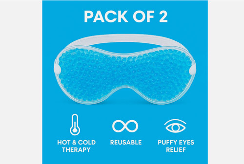 Gel bead eye mask - mask, reusable