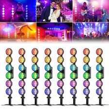 350W 6 Led Strip Retro Lights RGB Par Lights Lights COB Stage Light Club Party