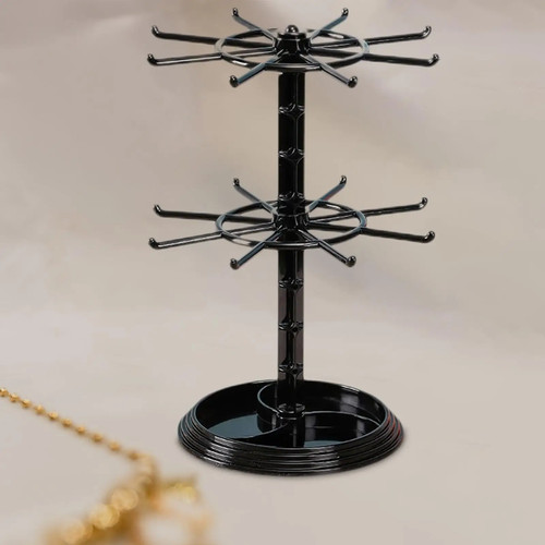Rotating earring organizer - rotating,