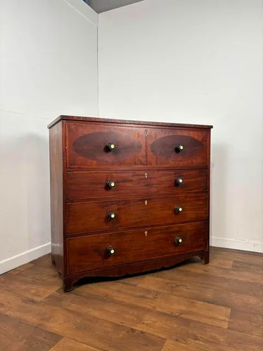 Victorian mahogany inlaid - mahogany,