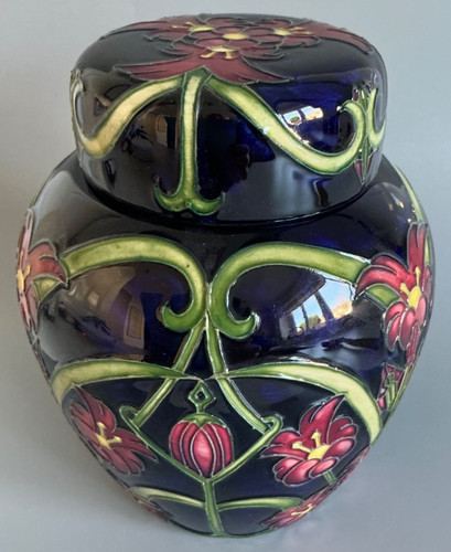 Moorcroft carousel ginger - moorcroft, jar