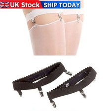 1Pair Ring Thigh High Leg Garter Belt Anti Slip Stocking Suspenders  Women