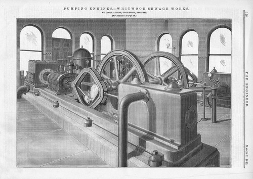 Castleford pumping engines - castleford, at
