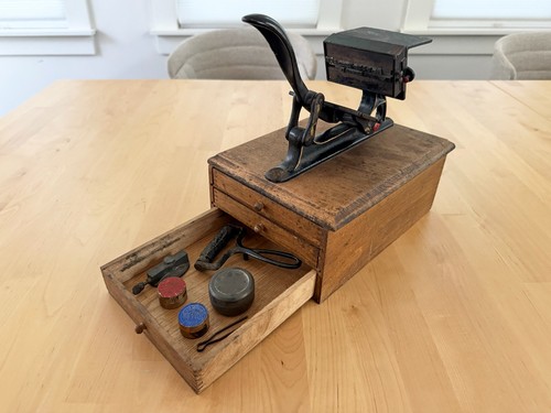 Rare 1890s letterpress set - 1890s,