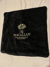 MACALLAN Black/Gold Highland Scotch Whisky Cushion/Pillow Case *50x50cm