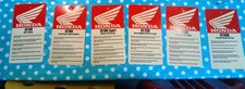 2000 SET OF 6 HONDA DEALER