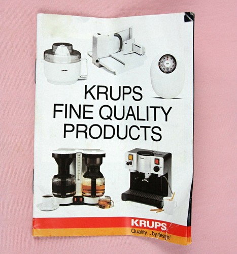 Vintage 1980 krups - vintage,