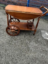 Retro Vintage Drinks Cocktail Trolley Table Tea Mid Century Modern Wooden