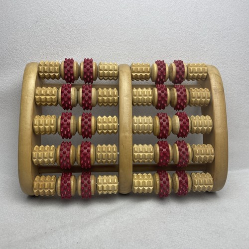 Wooden foot roller - wooden,