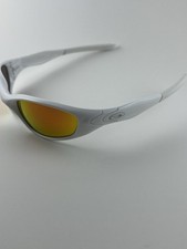 Oakley Minute 2.0 Polished White Frame Fire Iridium Lens White Icons Ear Socks