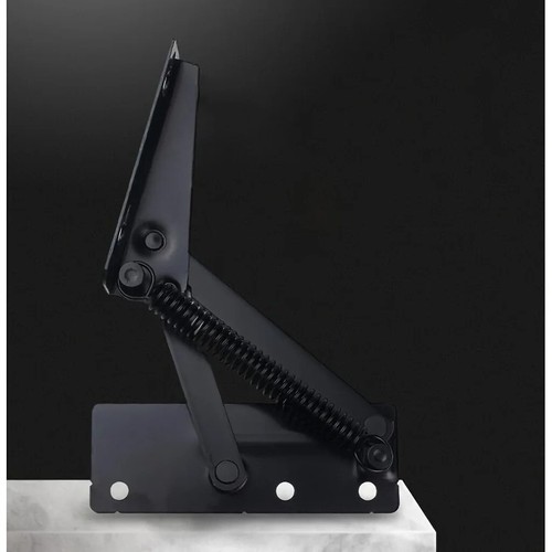Black gas spring cabinet - spring, hinge