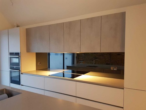 Kitchen glass splashbacks - glass,