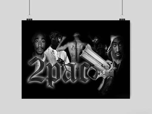 2pac poster rapper legend - rapper,